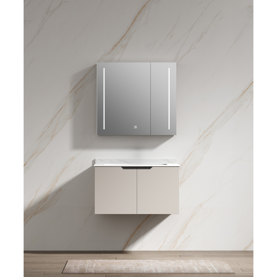 Illuminated mirror for a precise morning routine