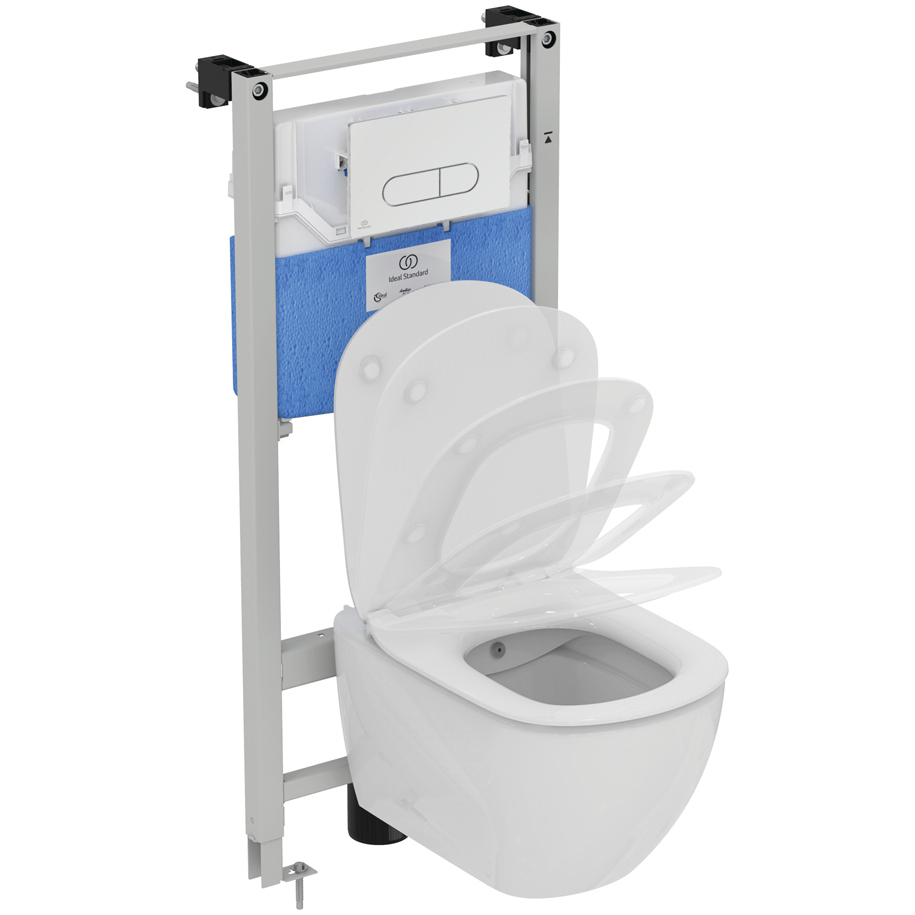 RimLS+ rimless flushing for cleaner hygiene