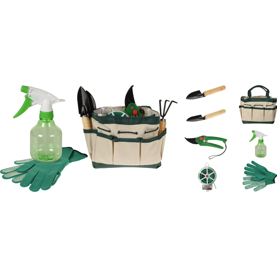 Комплект градински инструменти ProGarden DG9000430, 8 части с чанта