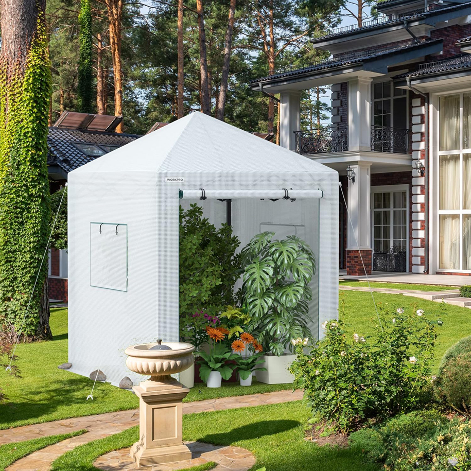 Оранжерия сгъваема GARDEN KINGS 419205 POP-UP, 300x300x270 см, метална конструкция с полиетиленово платнище