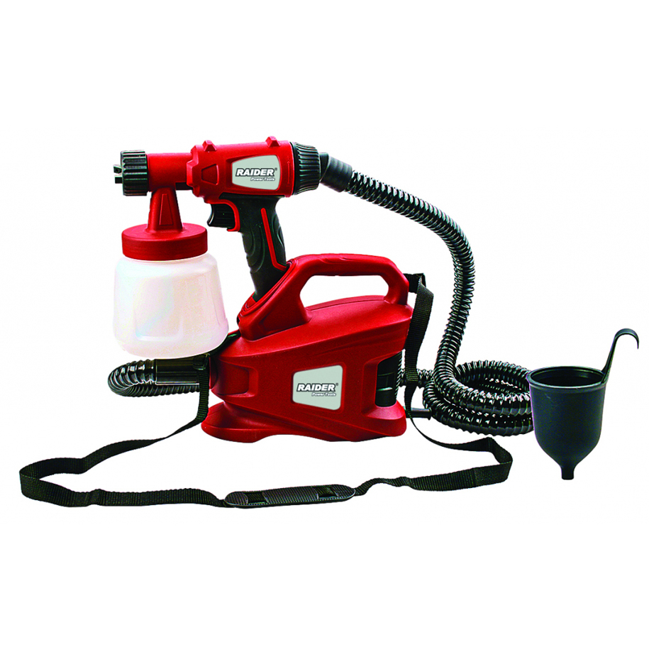 RAIDER RD-SGC11 Electric Paint Sprayer, 650 W, Built-in Compressor, 700 ml