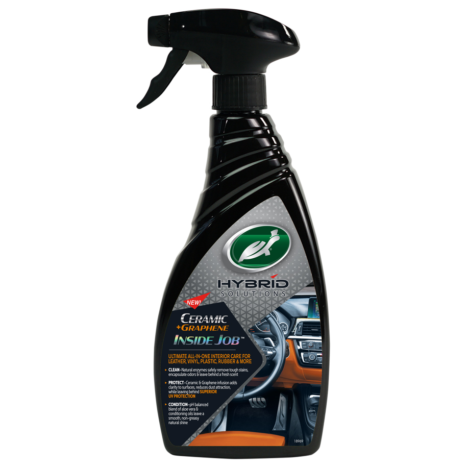 Turtle Wax Hybrid Solutions Ceramic + Graphene Inside Job — препарат за кожа, гума и пластмаса, 500 ml