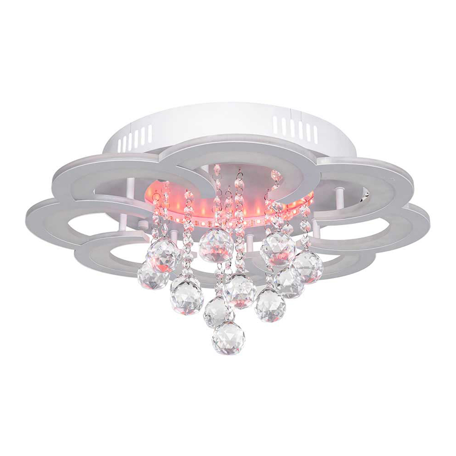 LED плафон с дистанционно 66W RGB OMNIA SOHO, Ø498 mm