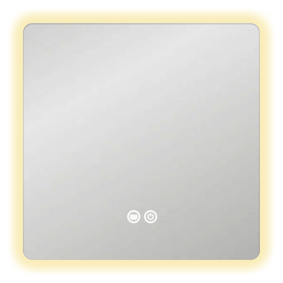 Black frame and square 60x60 cm format