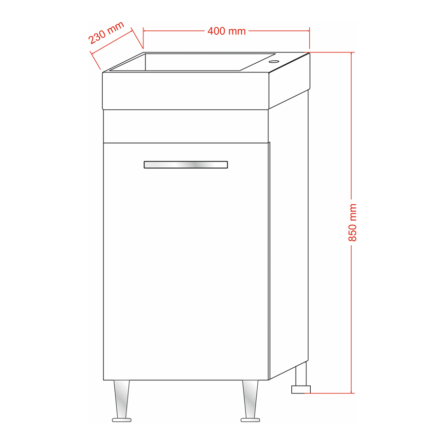 Soft-close door — no slamming