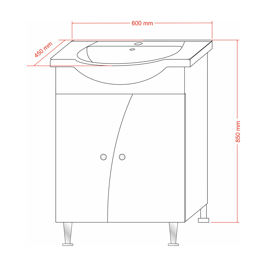 Soft-close doors for quiet, gentle use