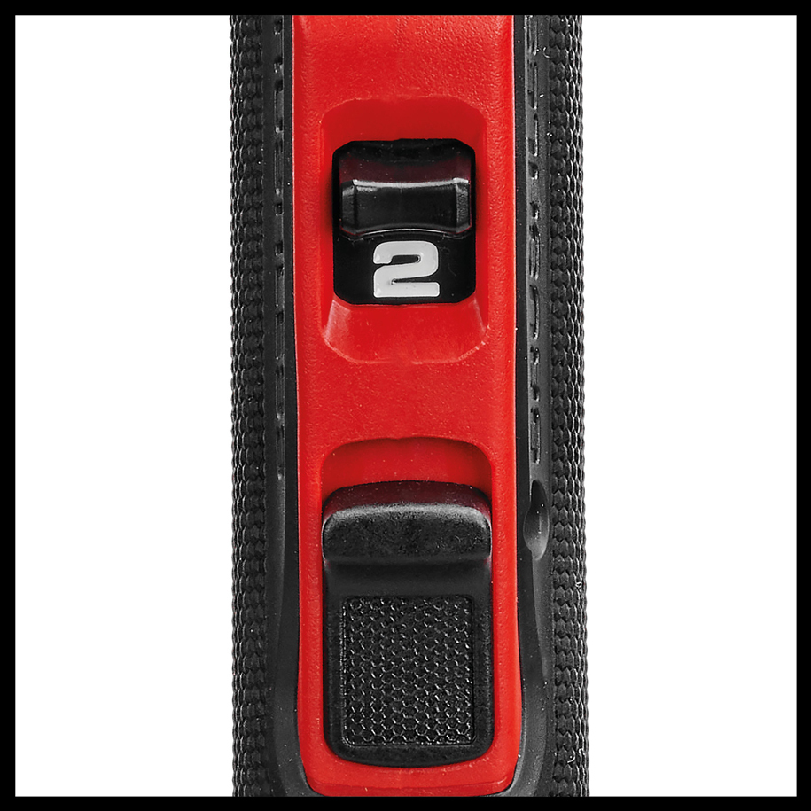Swap from line to 3-tooth blade without tools
