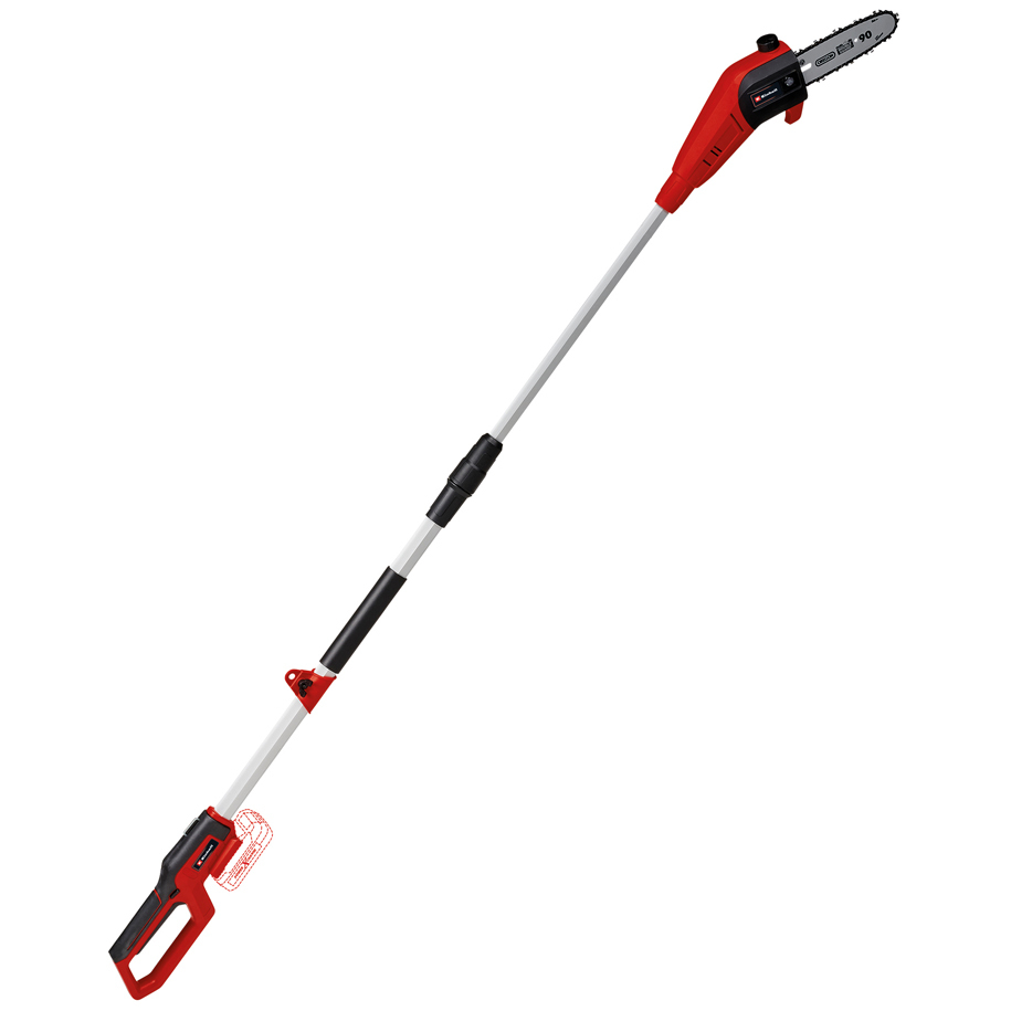 Акумулаторен телескопичен верижен трион EINHELL GC-LC 18/20 Li T 18 V, шина 20 cm, без батерия и зарядно