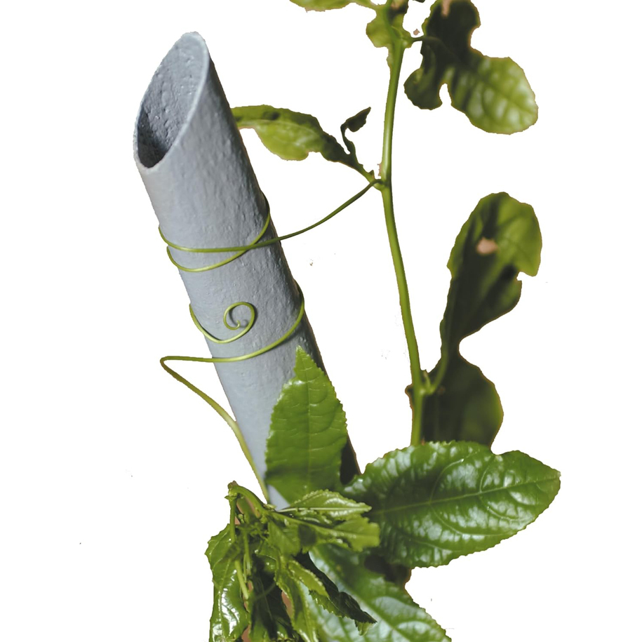 TENAX Climbing Plant Support Stake 210 cm, Ø 27 mm, Recycled Plastic