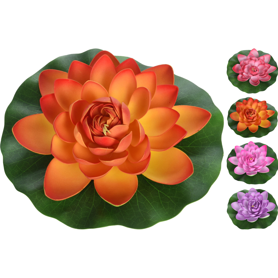 Изкуствено цвете PROGARDEN 836660020, плаващо, Ø28 см