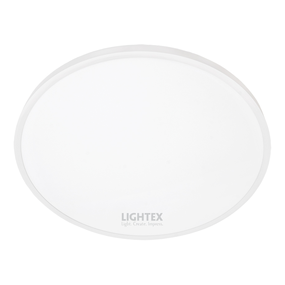 LED плафон LIGHTEX SLENG 50W бял, 5400 lm, 3000K/4000K/6500K, Ø600 mm