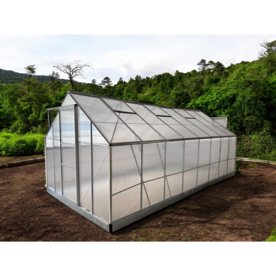 GARDEN KINGS Greenhouse 490x250x205 cm, Polycarbonate with Aluminium Frame