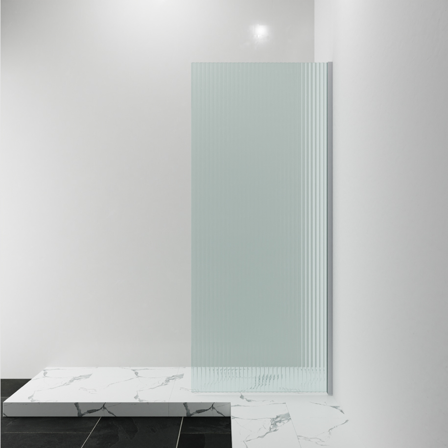 EMIR FLEYTA 60/195 Fixed Shower Screen, 8 mm Clear Glass