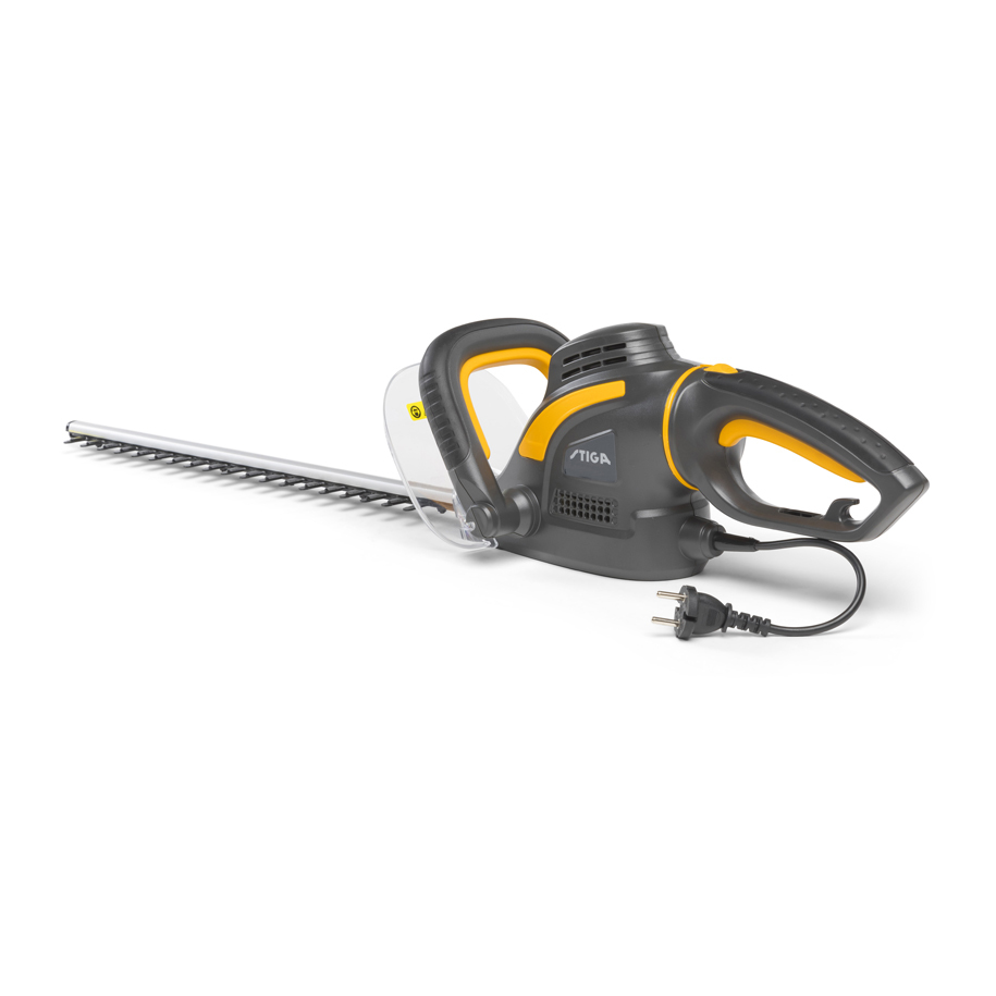 Dual-action 60 cm blade cuts branches up to 16 mm