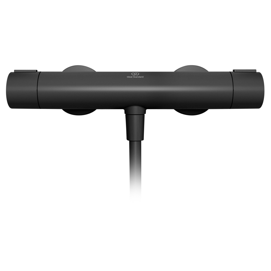 Термостатен смесител за душ Ideal Standard Ceratherm ALU+ BD582XG, стенен, матово черно