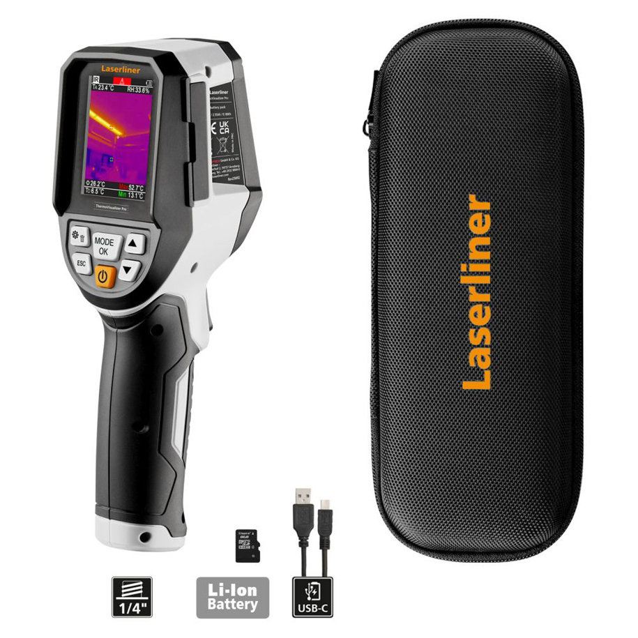 Термокамера Laserliner ThermoVisualizer Pro с функция за точка на оросяване