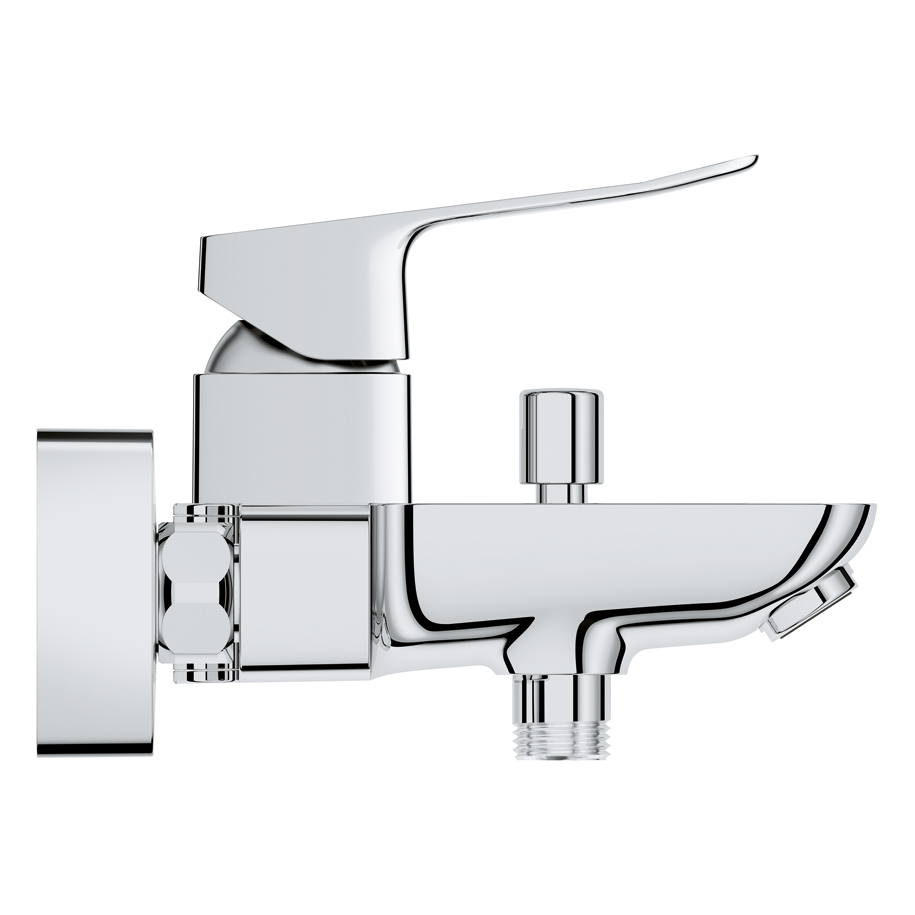 Automatic diverter between bath and shower