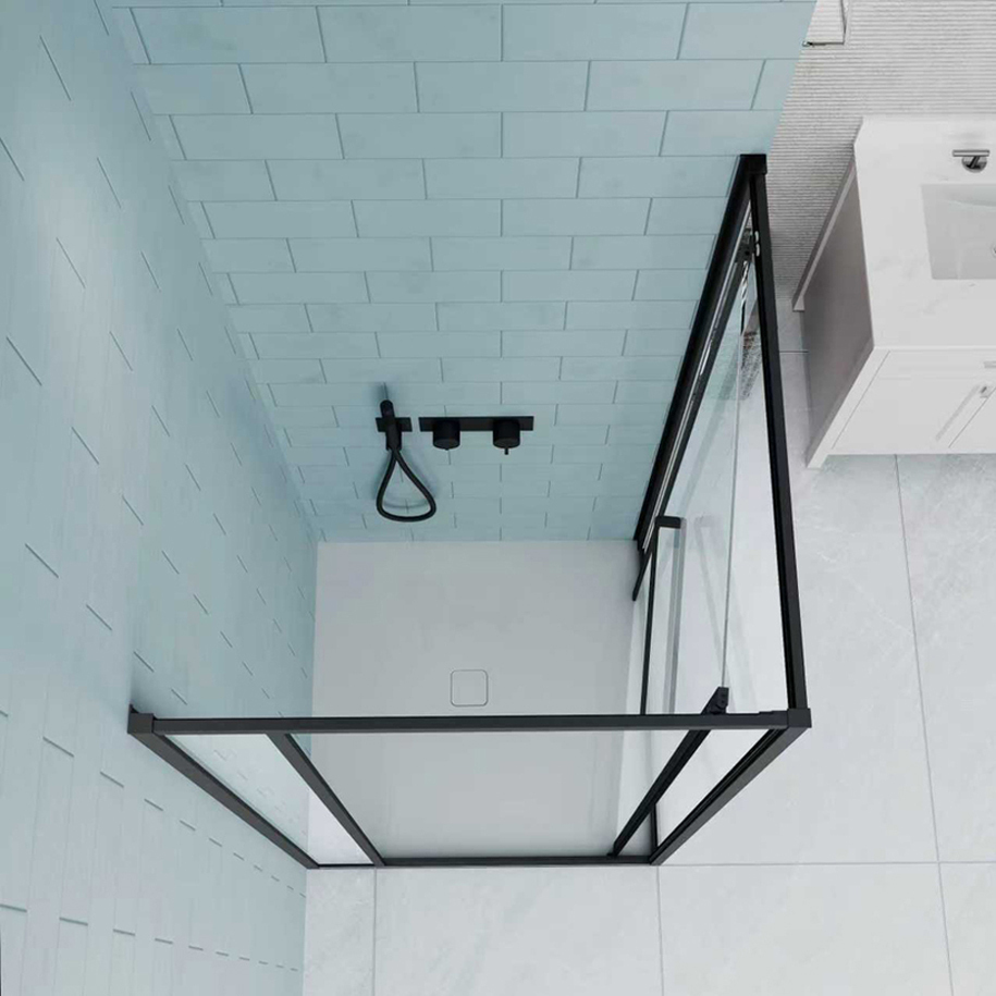 Квадратна форма 90x90 cm за ъглов монтаж