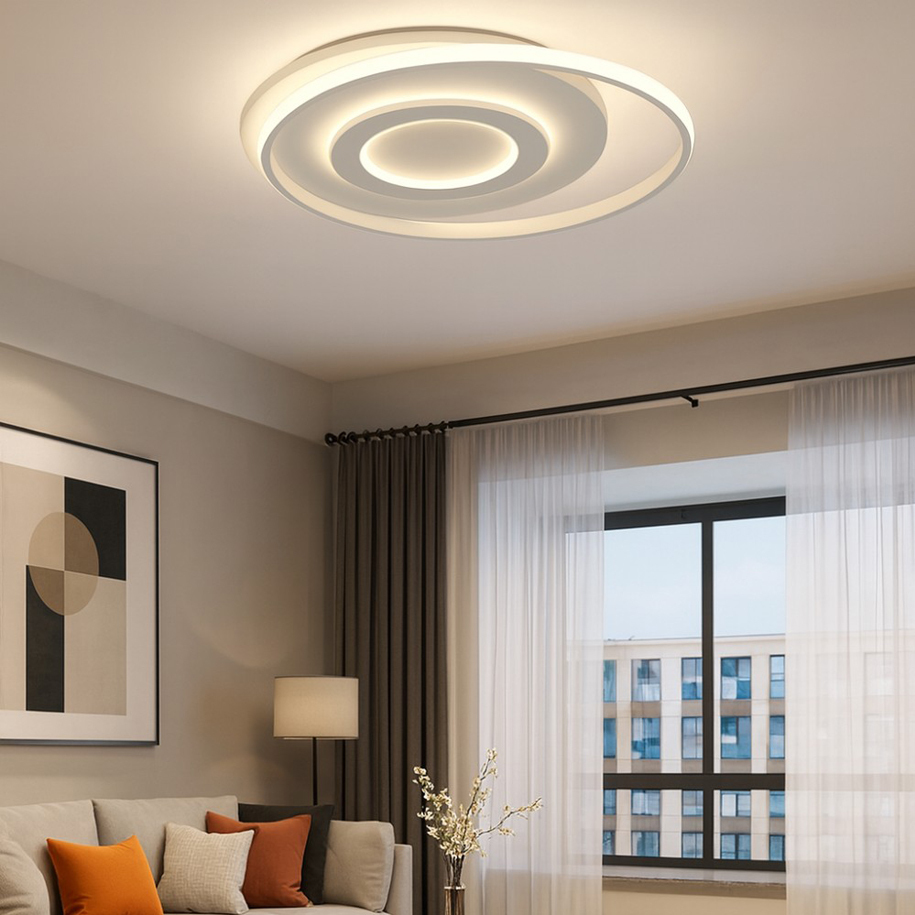 LED плафон VIVALUX TILDA LED 88W, 3000-6000K, 5819 lm, бял, с дистанционно управление