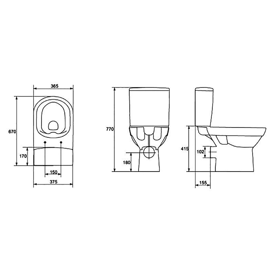 CleanOn – bowl with no inner rim