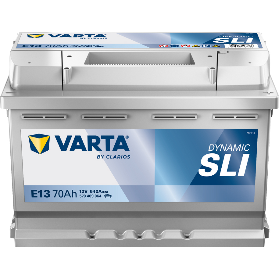 VARTA DYNAMIC SLI 70Ah 640A 12V Car Battery