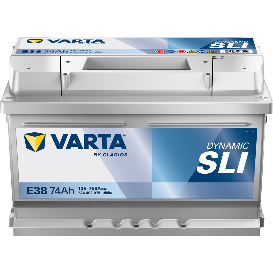 Акумулатор VARTA DYNAMIC SLI 74Ah 12V, 750A пусков ток