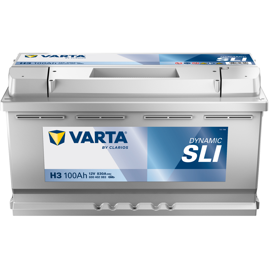 VARTA Dynamic SLI 100Ah 830A 12V Car Battery