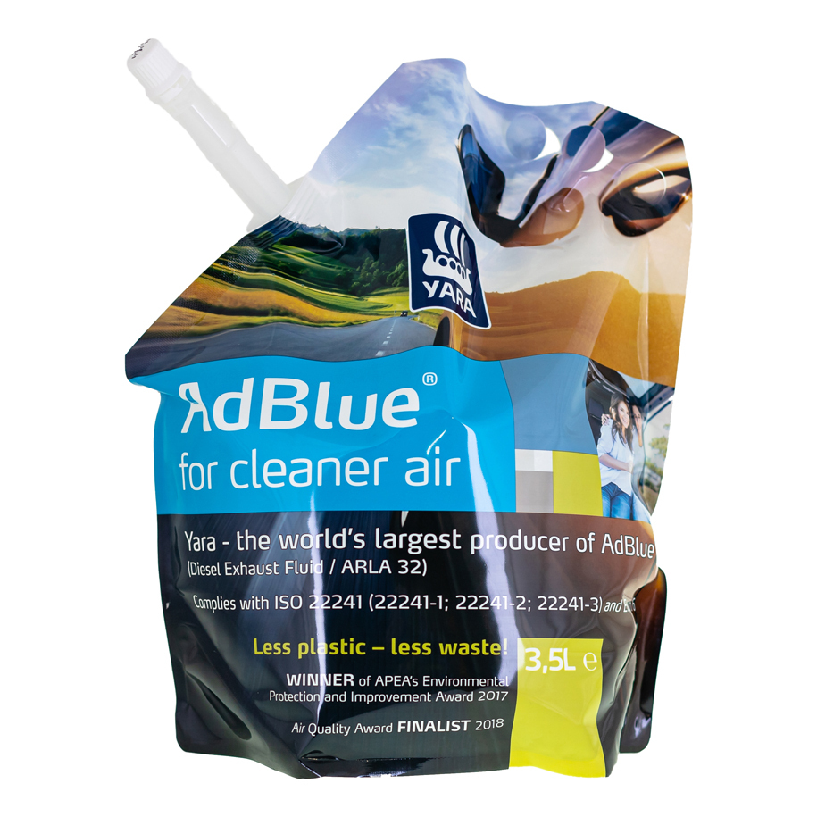 YARA AdBlue Diesel Exhaust Fluid 3.5 L for SCR Diesel Engines