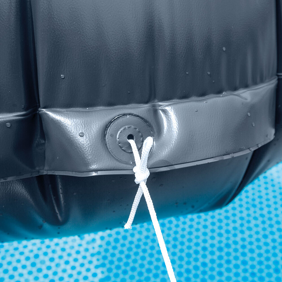 Ice pressure taken off the pool walls