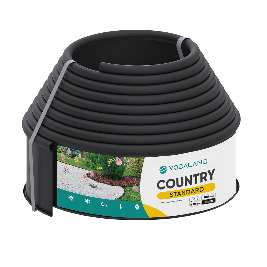 Flexible strip for curves and round beds