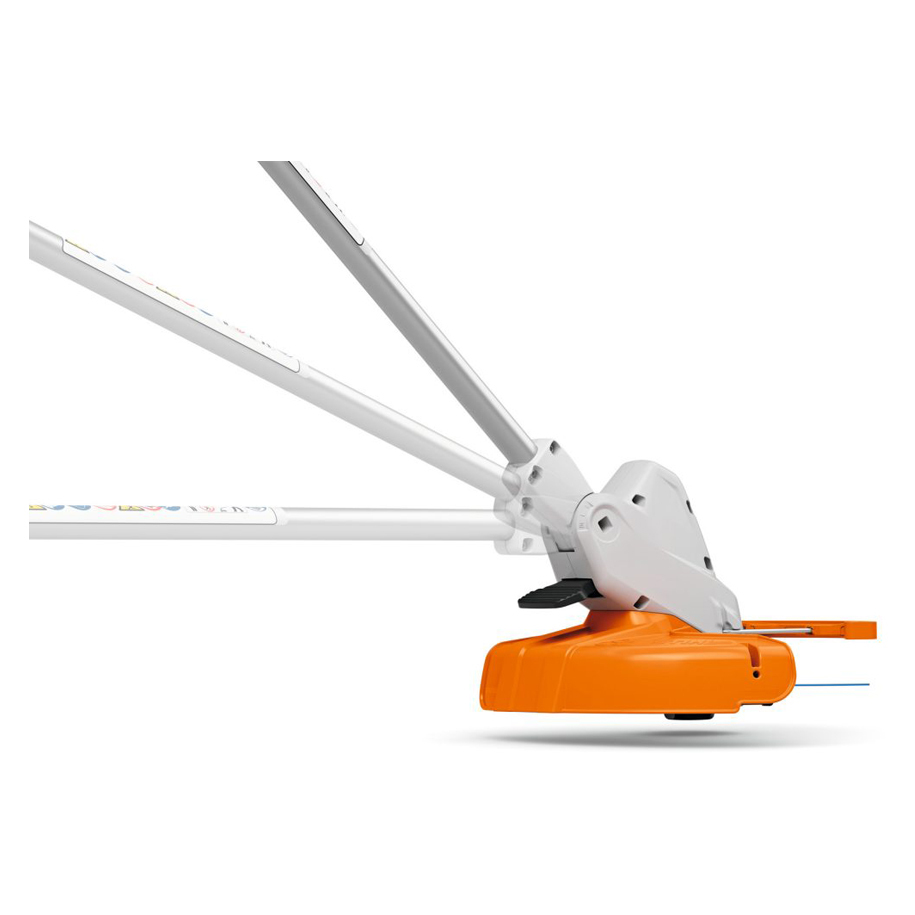 90° rotating head for lawn edging