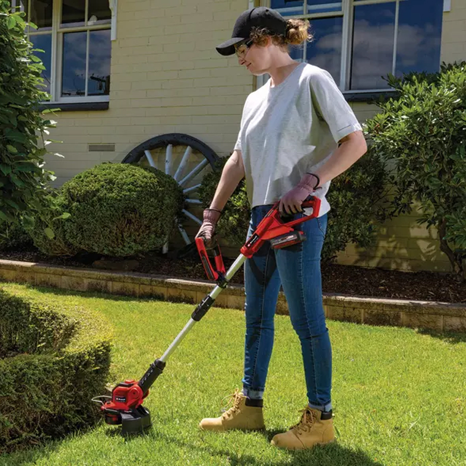 Click-on cart turns the trimmer into a city mower