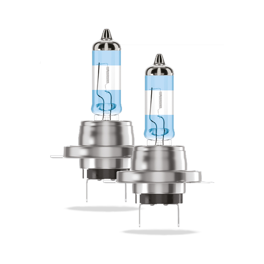 ALCA H7 Car Bulb 12V 55W +200% More Light, 2-Pack
