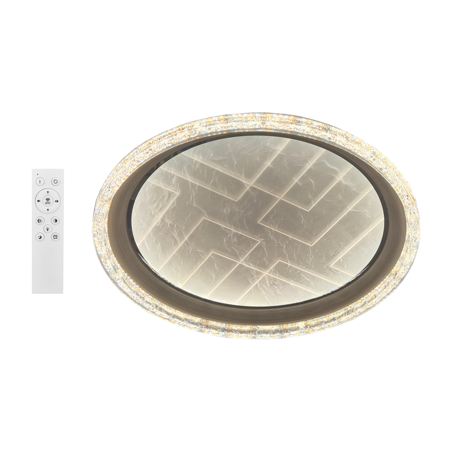 LED плафон D-IL AGAMIX 72 W, 3CCT, 5800 lm, с дистанционно управление, 48 cm