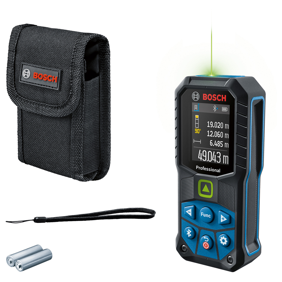 Лазерна ролетка BOSCH Professional GLM 50-27 CG, 50 m, зелен лазер, Bluetooth