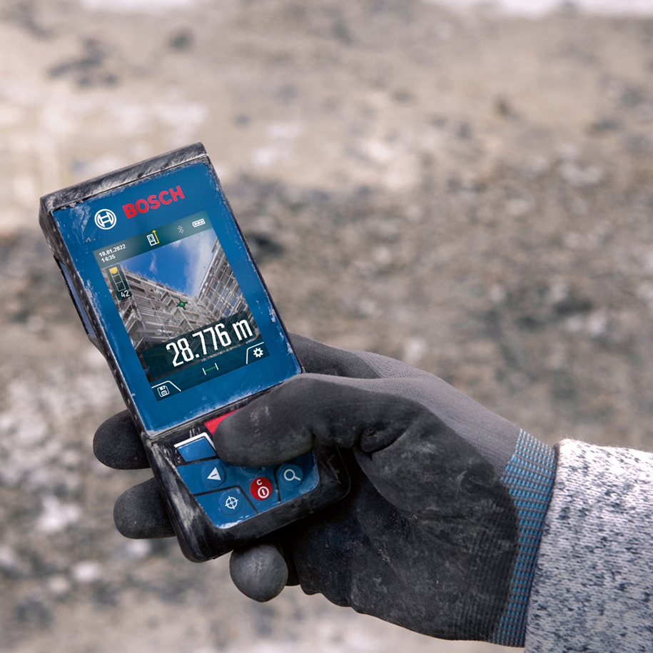 Bluetooth to Bosch MeasureOn – readings go straight into the plan