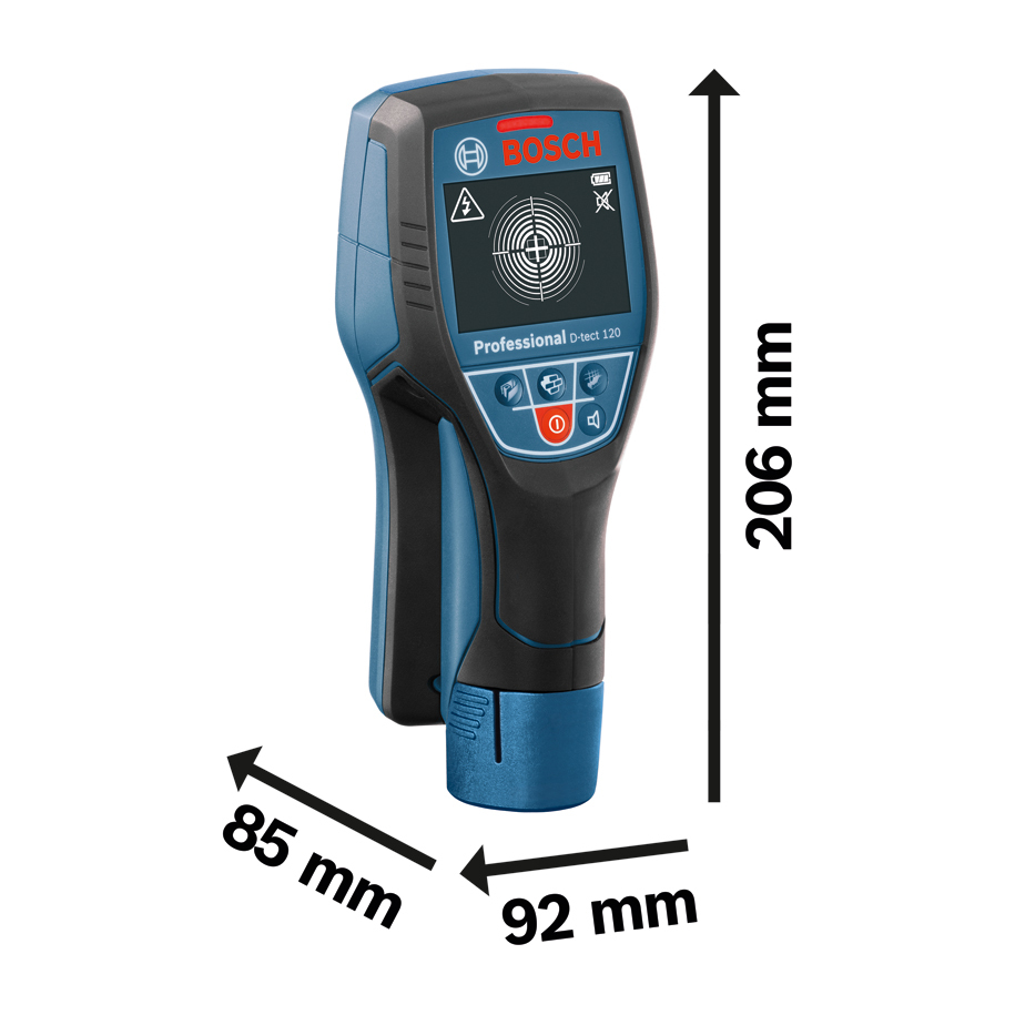 Dual Power – 12 V Li-ion or 4 x AA