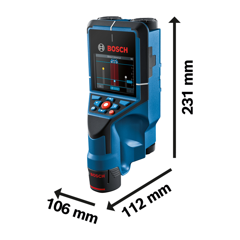 Runs on a 12 V battery pack or four AA cells