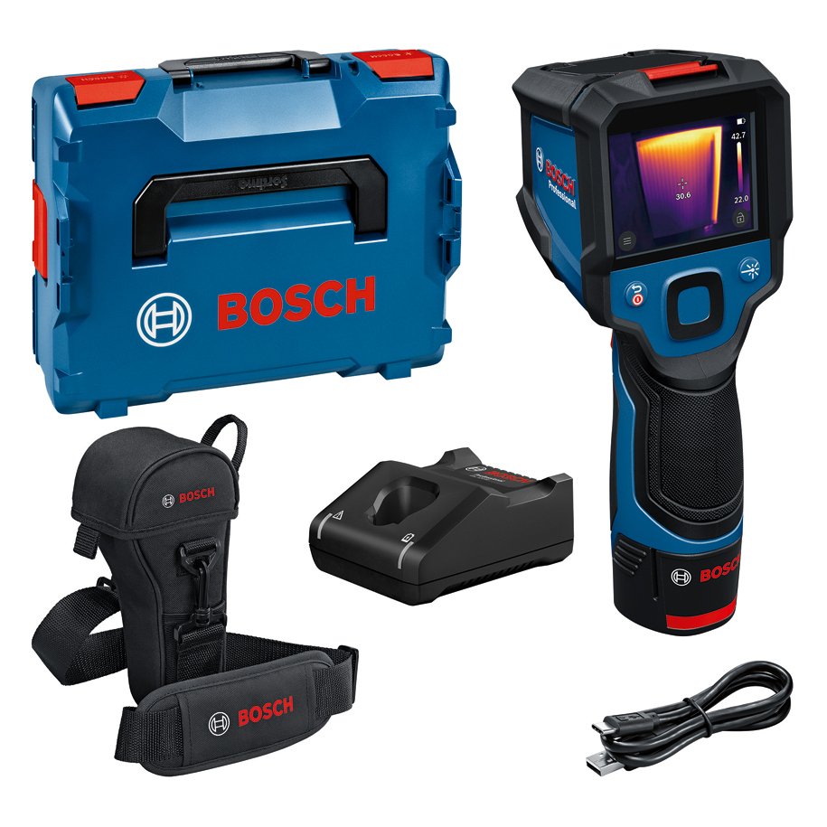 Bosch Professional GTC 12V-450-13 Thermal Camera, 256 x 192 px, -20 °C to +450 °C, 12 V