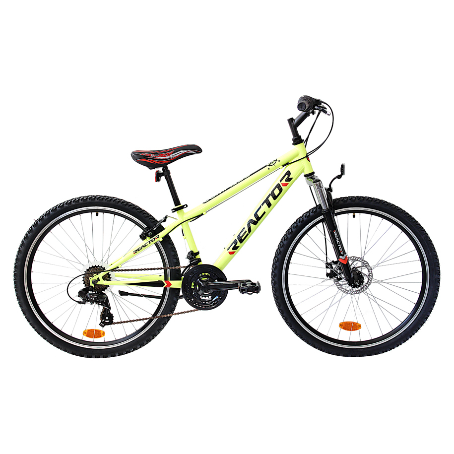 REACTOR COMPASS DISC 26" Neon Mountain Bike, 18 Speeds, Steel Frame