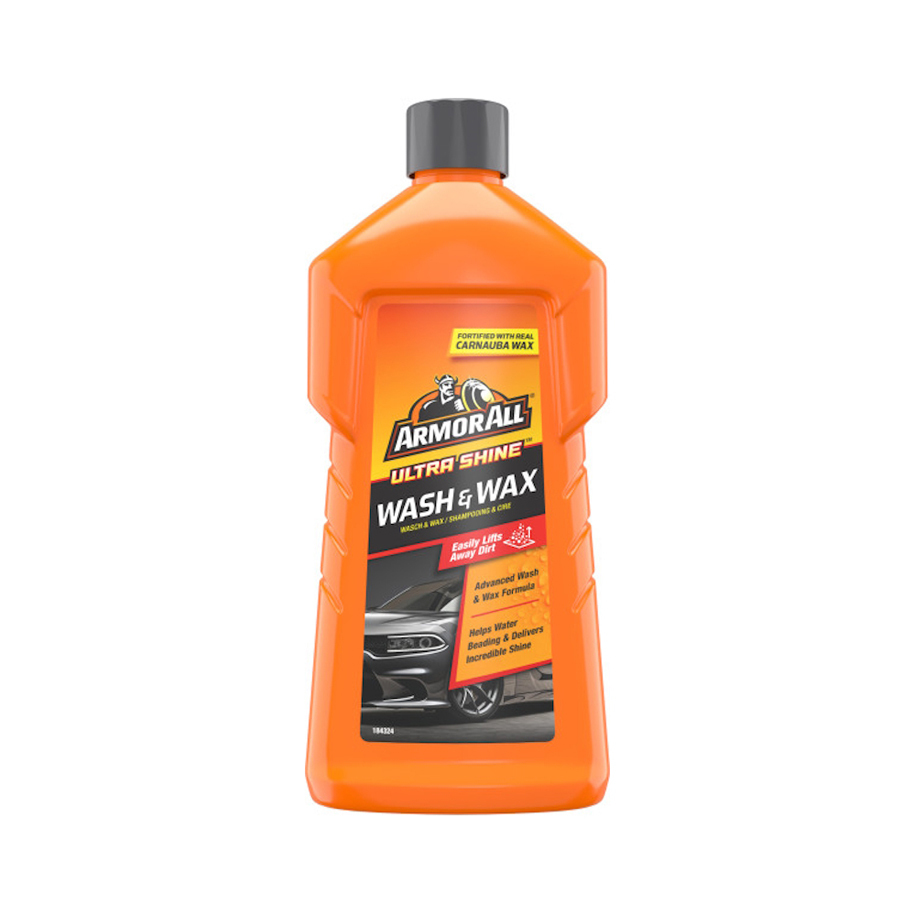 Dual-action formula: wash and wax in one go