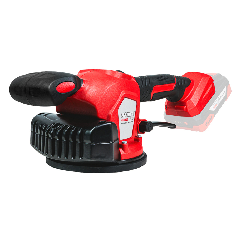 130 mm pad grips and levels in one move