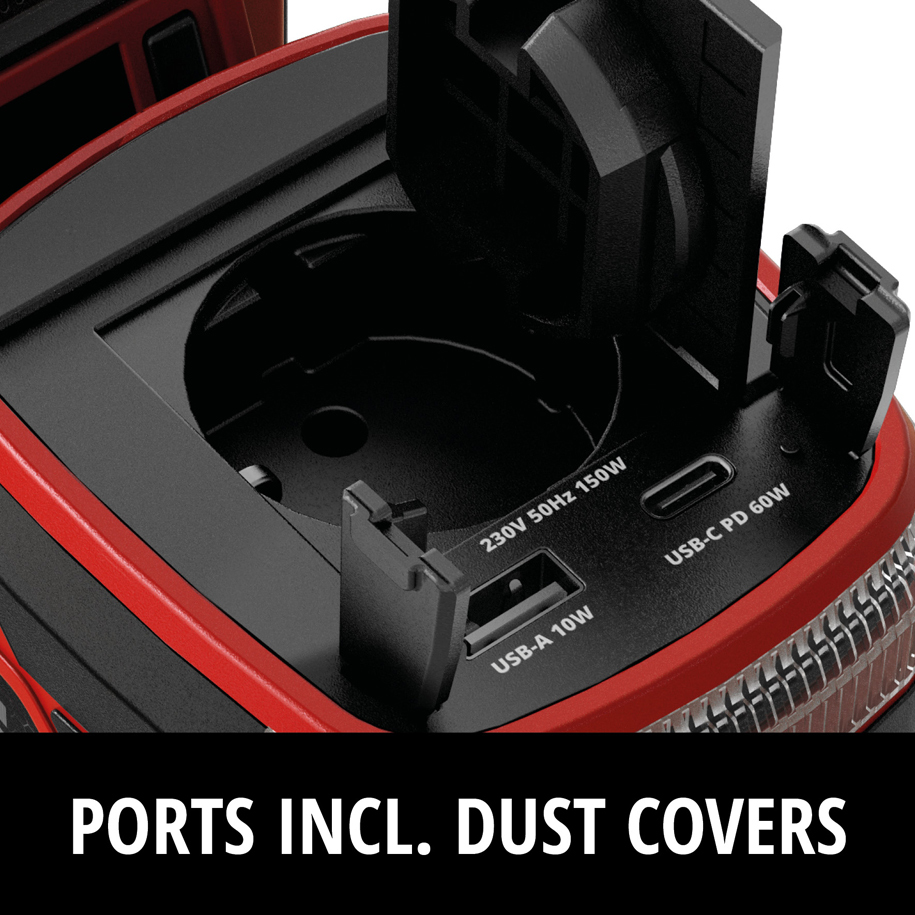 Runs on any 18 V Power X-Change battery