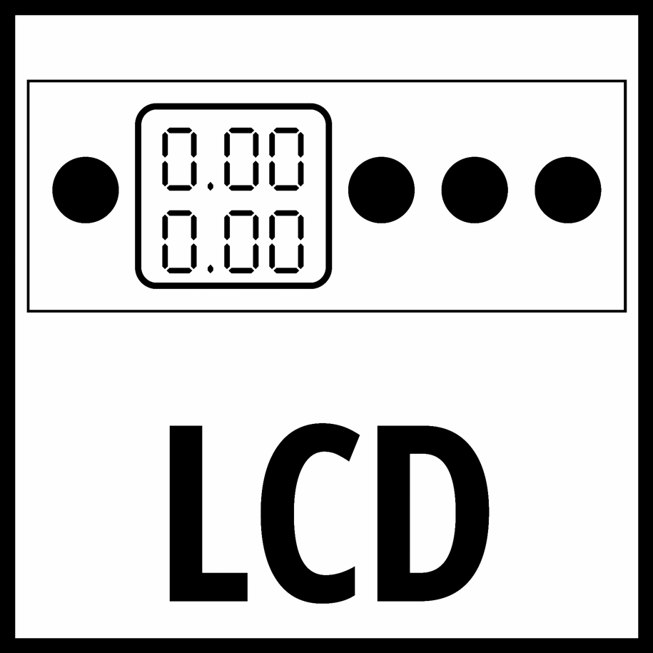 Digital display with auto-stop and manual mode