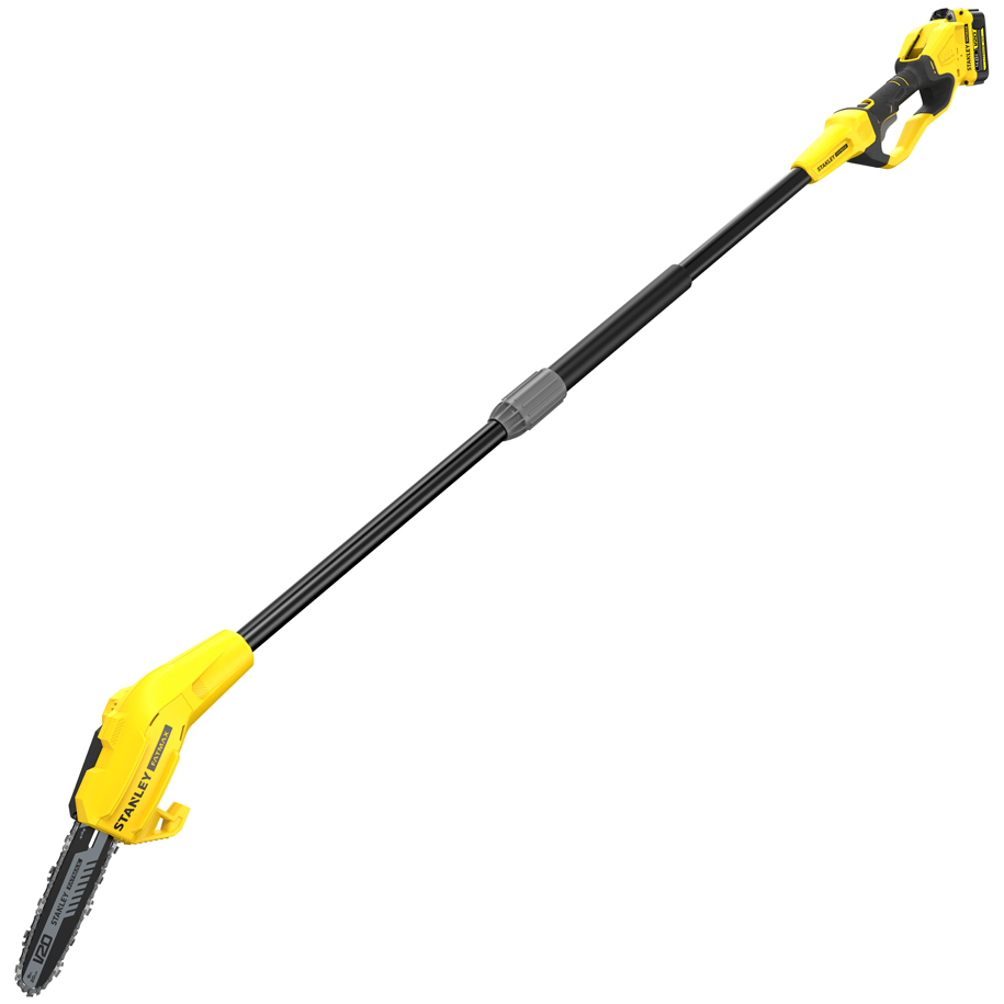 Акумулаторна телескопична кастрачка STANLEY FATMAX V20 SFMCPS620M1-QW 18 V, шина 20 cm, с батерия 4,0 Ah и зарядно