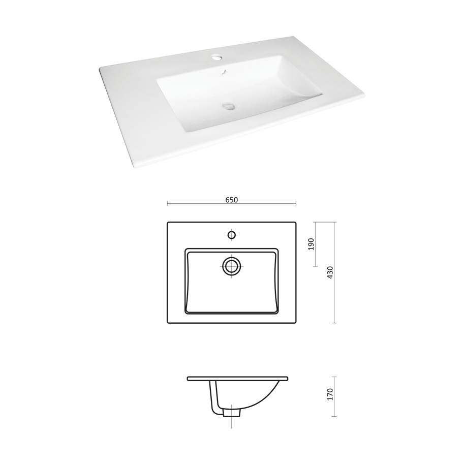 Spacious soft-close drawer
