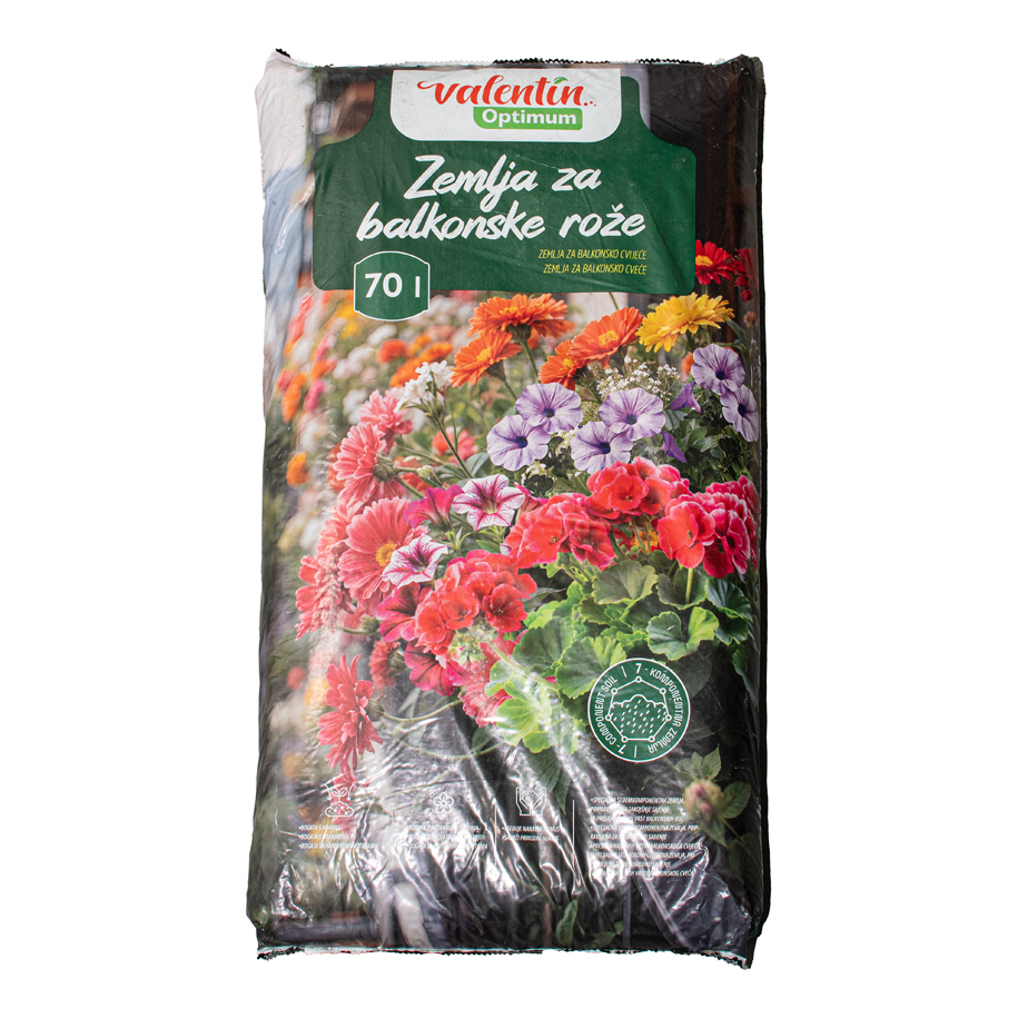 VALENTIN Potting Soil for Balcony Plants 70 L