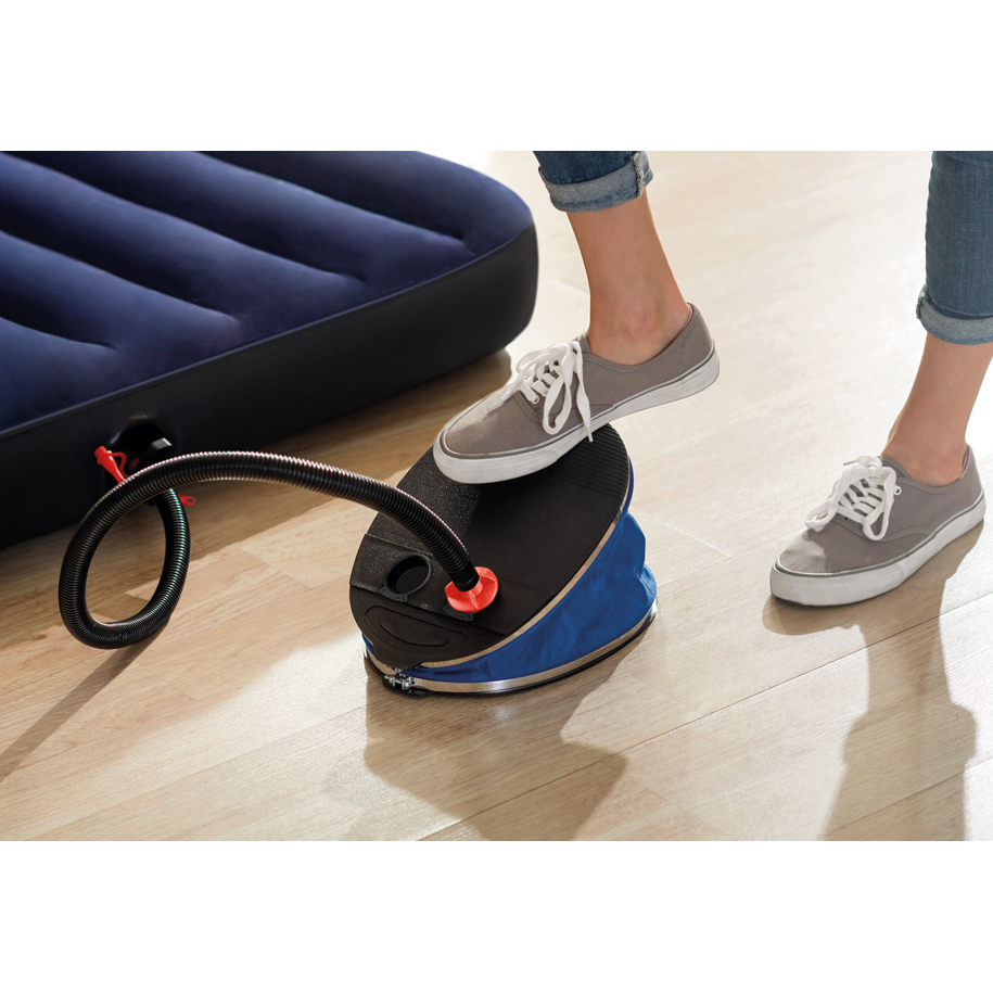 Deflate function for quick pack-up
