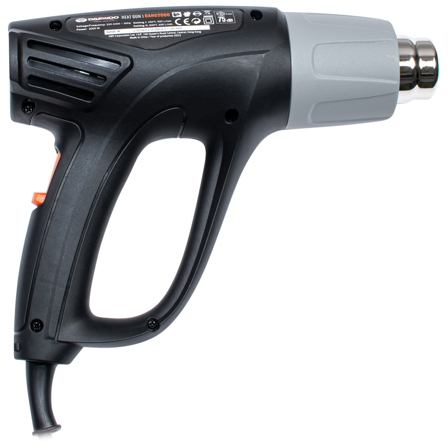 500 l/min airflow covers surfaces fast