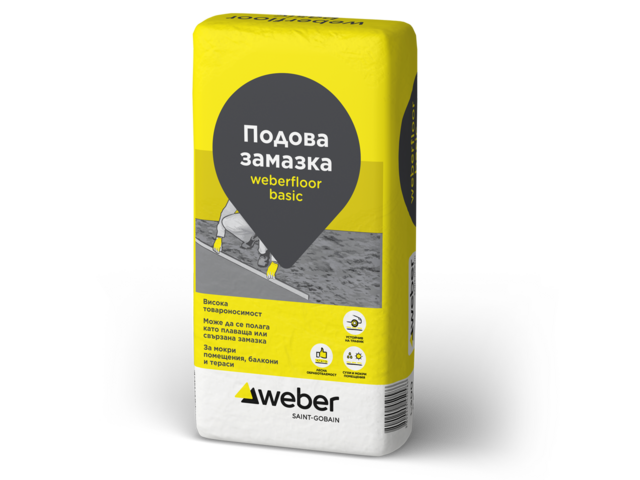 Дебелина на слоя от 10 до 80 mm за изравняване на подове